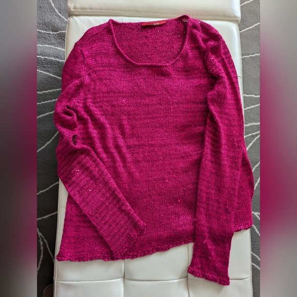 Narcisco Rodriguez Berry Sequin Sweater - Picture 5 of 9